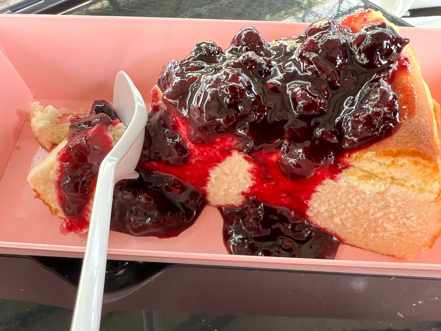 Basque Cheesecake Medium with Berry Blend Topping (Pick up in store or free delivery within 5 miles with a minimum purchase of $40.)